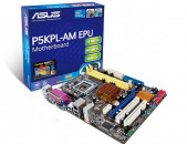 Материнская плата (motherboard) Asus P5KPL -AM (775 socet) + առաքում