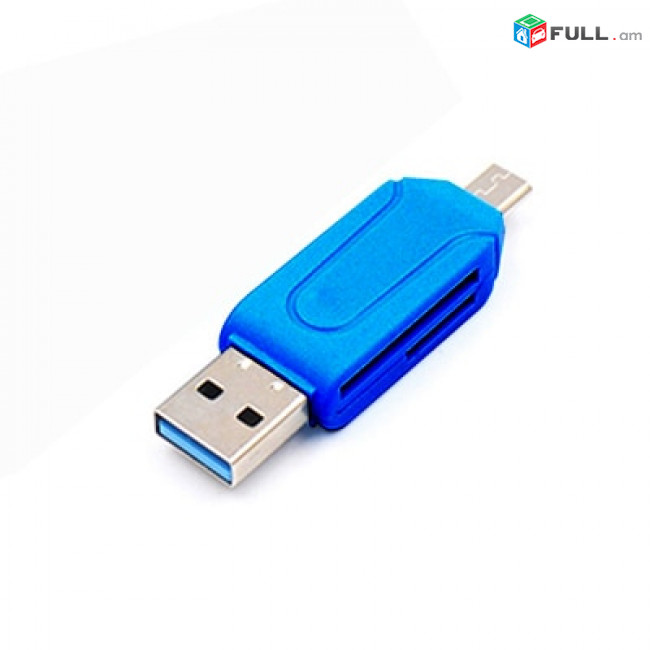 NEW Micro USB & USB 2 in 1 OTG Card Reader High-speed USB2.0 Universal OTG TF/SD for Android and Windows