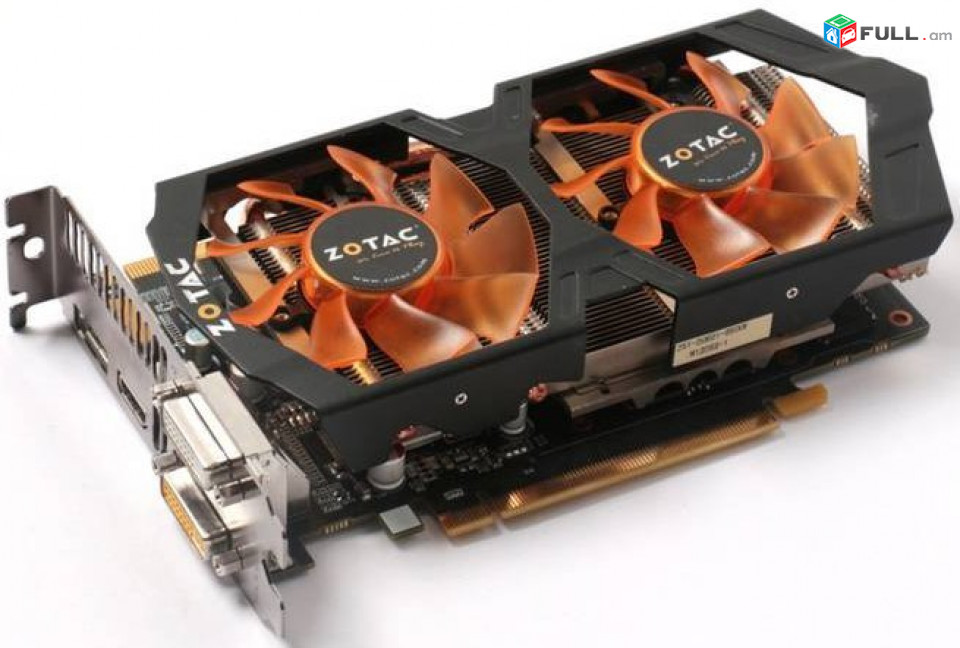 Հզոր վիդեոքարտ/ Video card /видеокарта/ ZOTAC GeForce GTX 660 993Mhz PCI-E 3.0 2048Mb 6008Mhz 192 bit 2xDVI HD