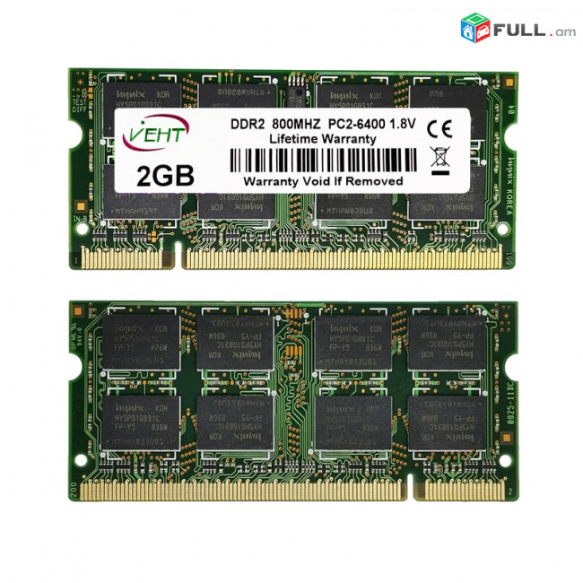 Ram/озу VEHT DDR2 2gb 800Mz for Notebook + առաքում