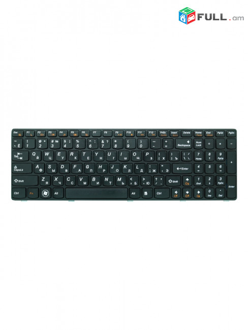 Նոութբուքի ստեղնաշար /notebook keyboard/ клавиатура для ноутбука Lenovo G570, R575, G770, Z560, Z565