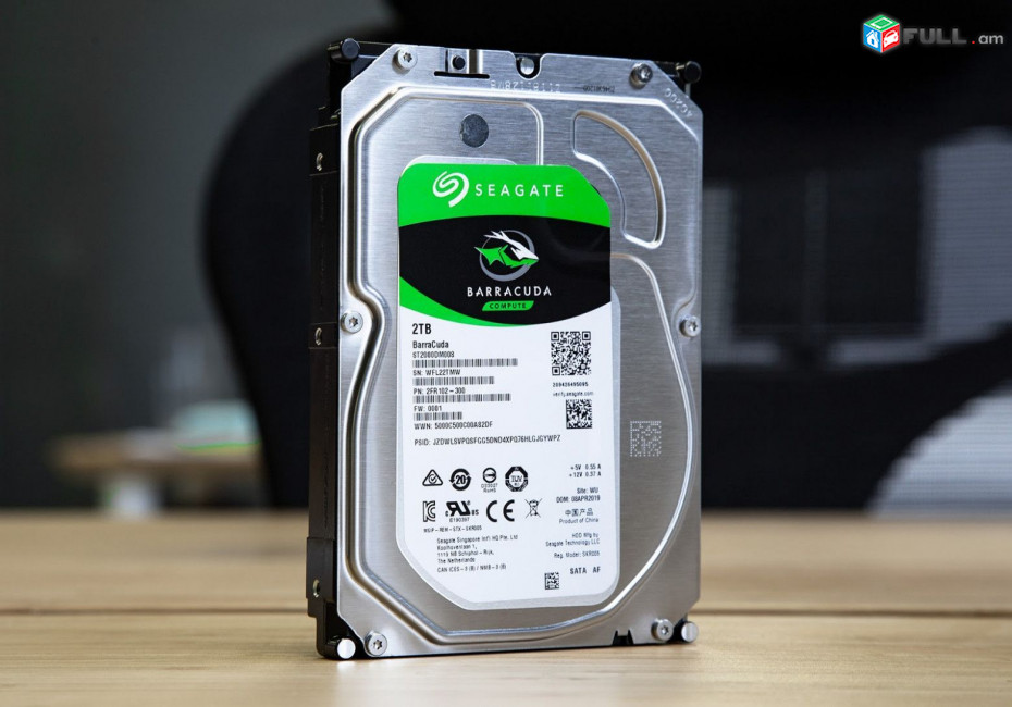 Жесткий диск * HDD * Seagate Barracuda ST2000DM008 2TB + անվճար առաքում
