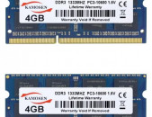 Ram/озу KAMOSEN DDR3 4gb 1333Mz- 1.5V for notebook + առաքում