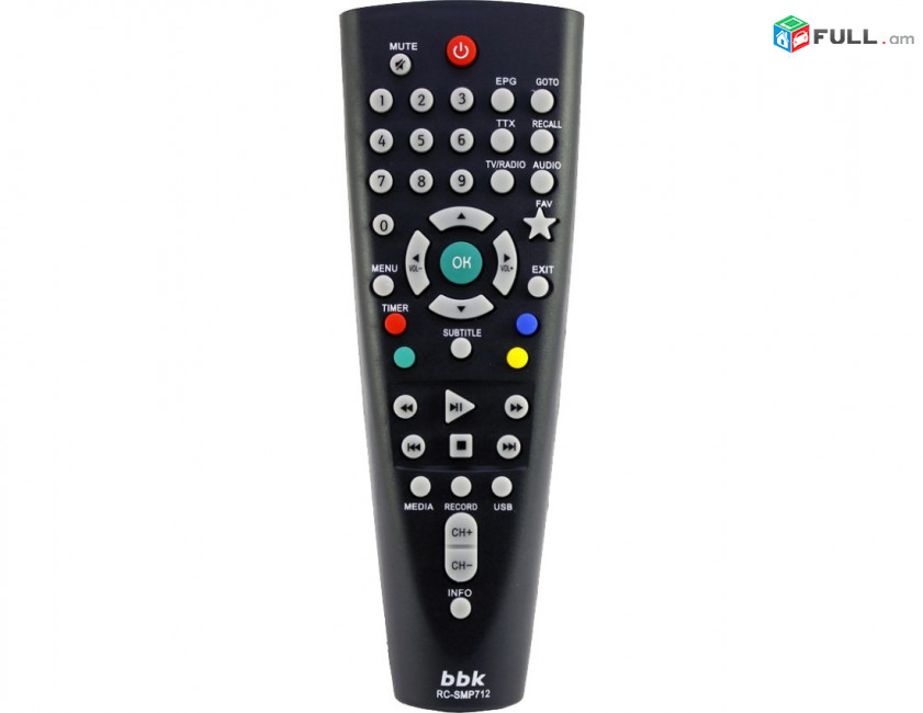Модельный пульт для BBK RC-SMP712 для DVB-T2-ресивера