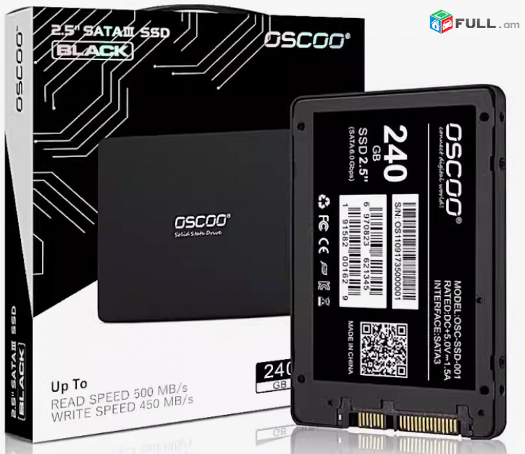 SSD (solid state drive) Oscoo 240Gb + առաքում