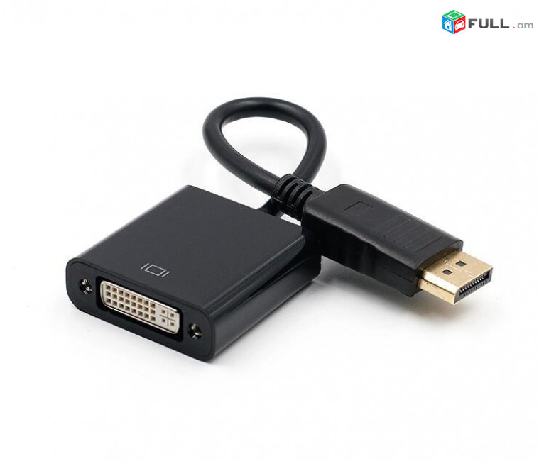 Display Port DP to DVI Converter HD 1080p Male to Female For PC Laptop HDTV Monitor /переходник + առաքում