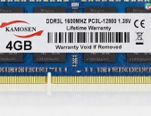 Ram/озу KAMOSEN DDR3 4gb 1600Mz- 1.35V for notebook + առաքում