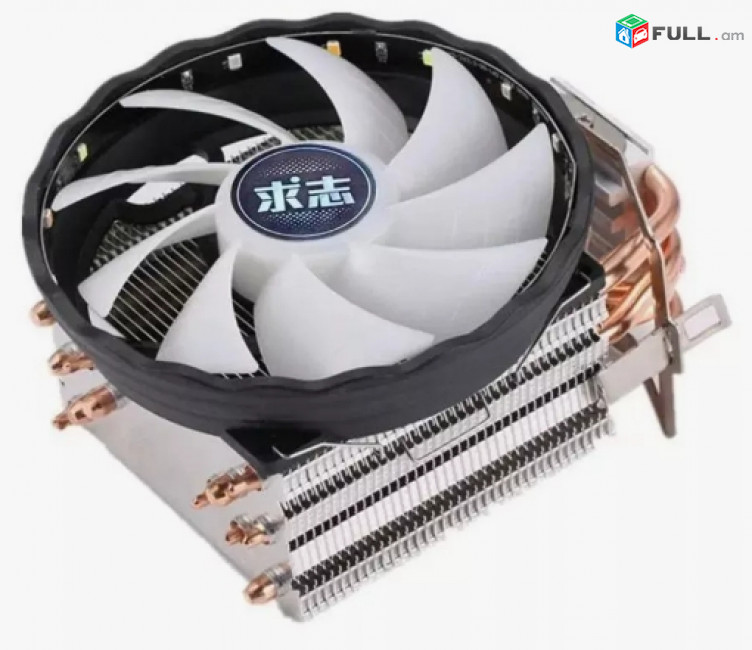 Processor cooler/Башенный кулер для процессора Big 180Вт с 6 медными трубками LED 4-pin PWM