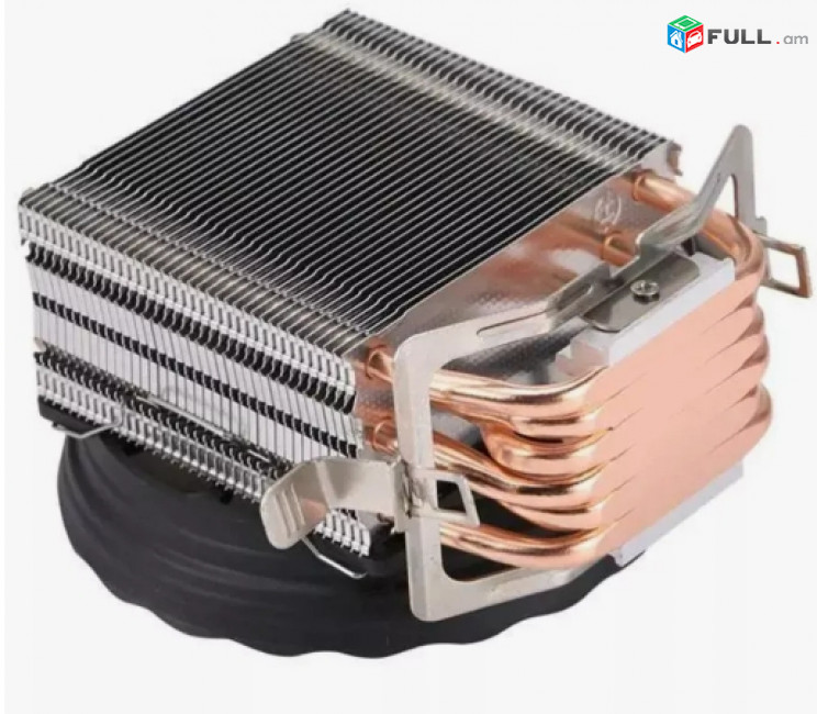 Processor cooler/Башенный кулер для процессора Big 180Вт с 6 медными трубками LED 4-pin PWM