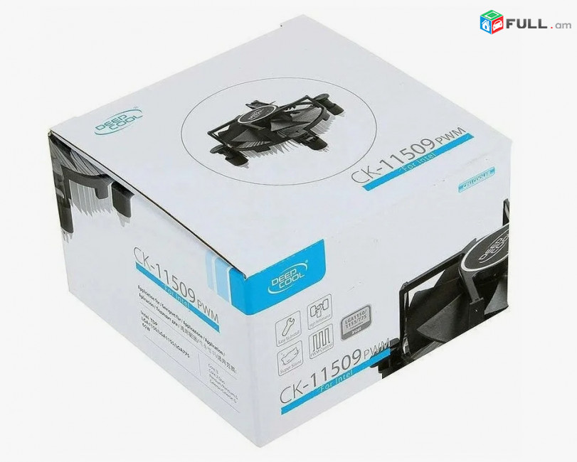 Համակարգչի քուլեր /processor cooler/кулер для процессора DeepCool CK-11509 65 W TDP 4 pin PWM 92 мм