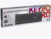 Keyboard /ստեղնաշար / клавиатура Defender Element HB-190 USB + առաքում