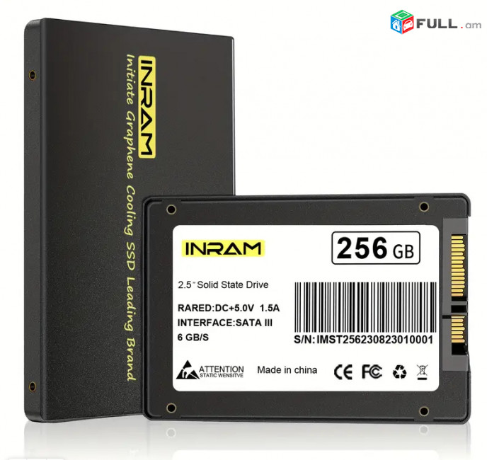 SSD/solid state drive/жесткий диск / INRAM 256 Gb + անվճար առաքում