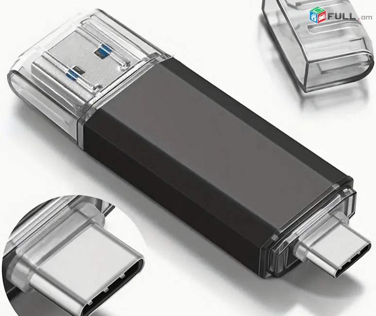 Флешка (flash drive) USB2.0 and Type-C 2 in 1 16gb + առաքում