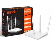 Tenda MODEL F3 Wireless Router 3 antenna + ARAQUM