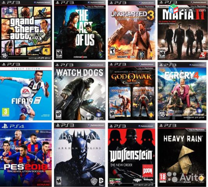 PlayStation 3 игры, PS3 խաղեր, Любые Игры на Выбор - ПРОШИВАЮ PS3, PS4, PS VITA