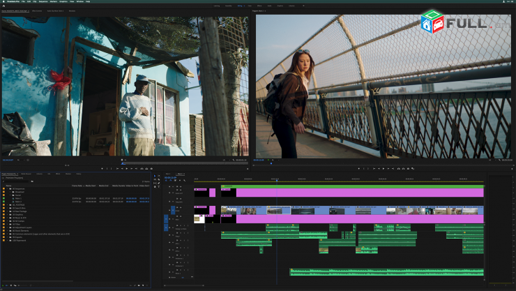 Photoshop, capture one, adobe premiere, after effects և այն