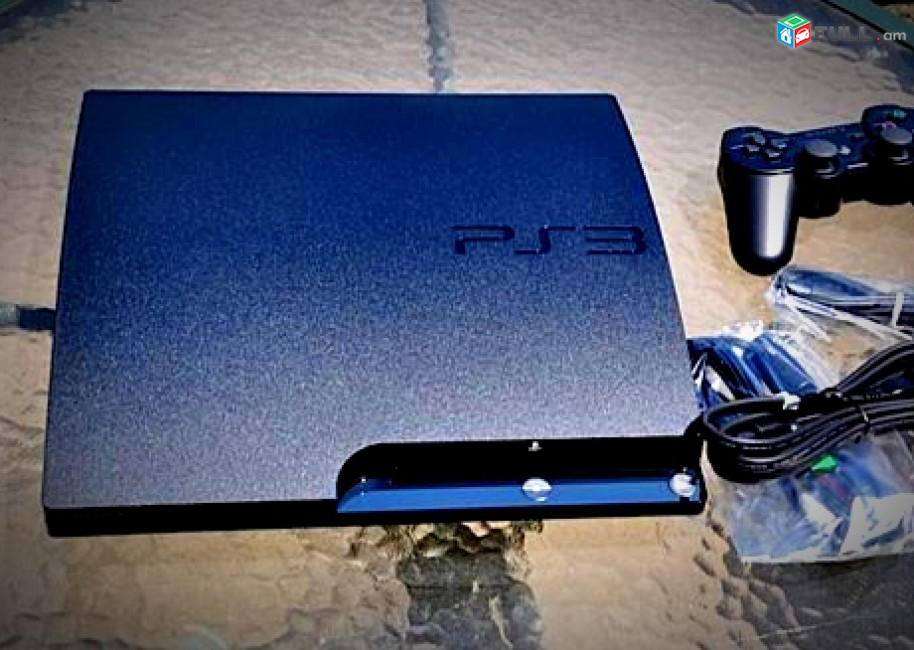 PS3 Slim 500Gb + 40 Любых Игр на Выбор + 2 джойстика PlayStation 3 Slim Ցանկացած 40 խաղ