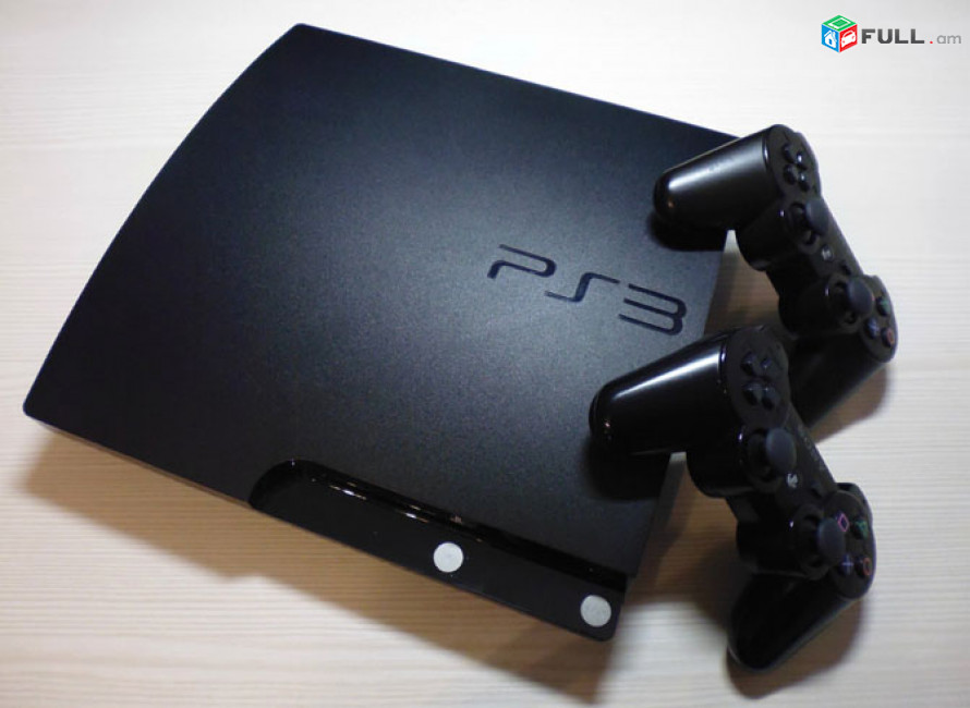 PS3 Slim 500Gb + 40 Любых Игр на Выбор + 2 джойстика PlayStation 3 Slim Ցանկացած 40 խաղ