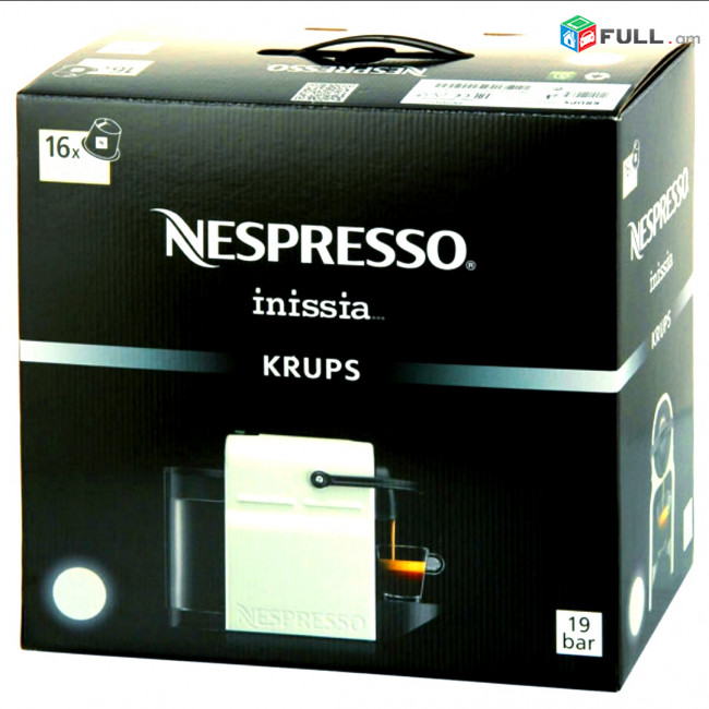 Кофемашина NESPRESSO капсульного типа Krups INISSIA