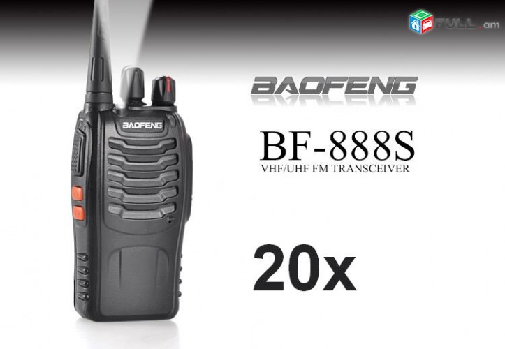 20 hat - Racia Baofeng BF-888s radiokap tupov (NOR) - zexchvac gin