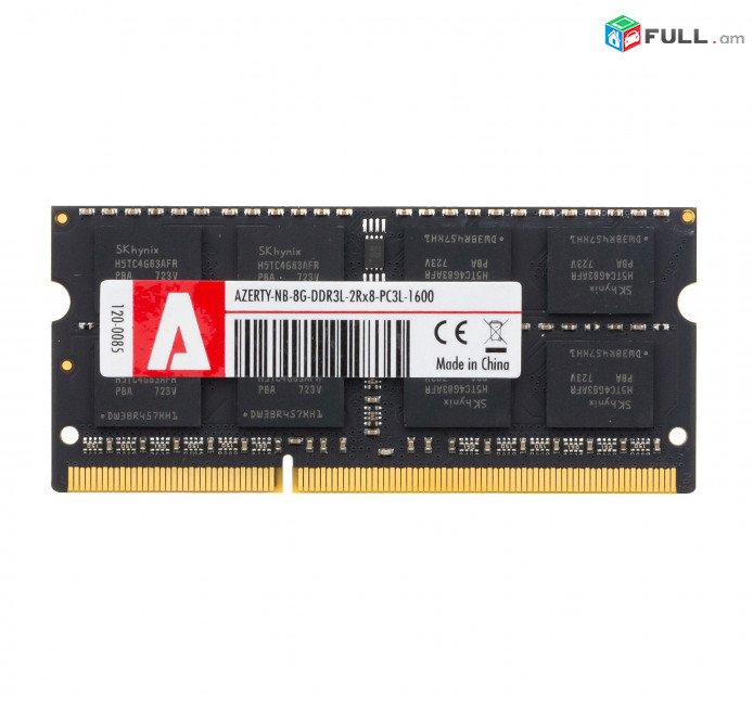 Նոութբուկի օպերատիվ հիշողություն Azerty DDR3 8 GB նոր