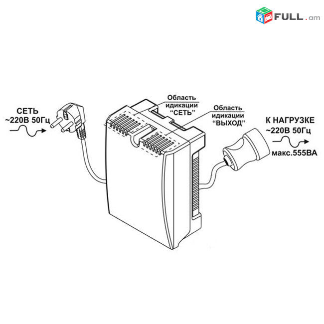 Стабилизатор напряжения - Teplocom ST-555 440 Вт