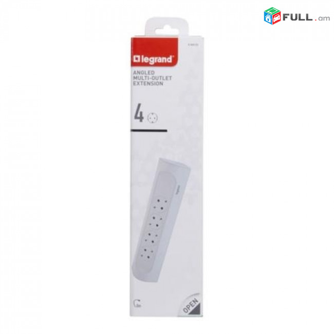 Удлинитель Legrand 4 x 2К+З - без кабеля