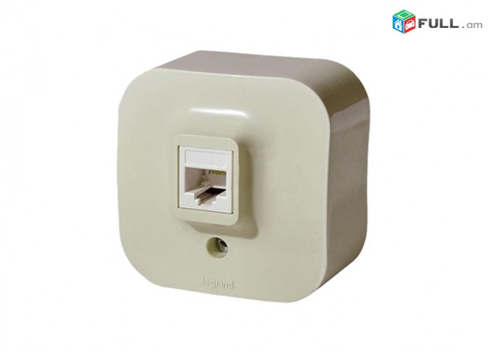 Розетка RJ45 5e UTP - Legrand  Forix - слоновая кость