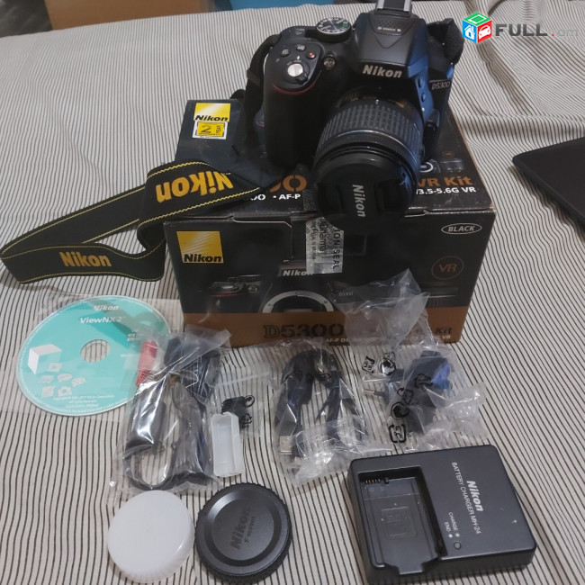 Nikon D5300 DSLR Camera with AF-P 18-55mm Lens Kit.