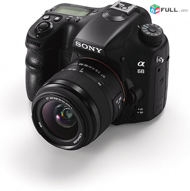 Sony Alpha a68 24.2MP Digital SLR Camera - Black (Kit w/ 18-55mm Lens).