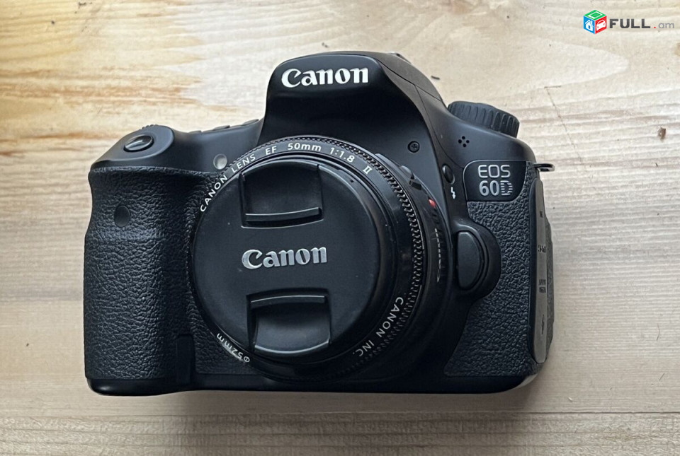 Canon EOS 60D 18 0MP Digital SLR Camera  canon 50mm 1.8 lens.