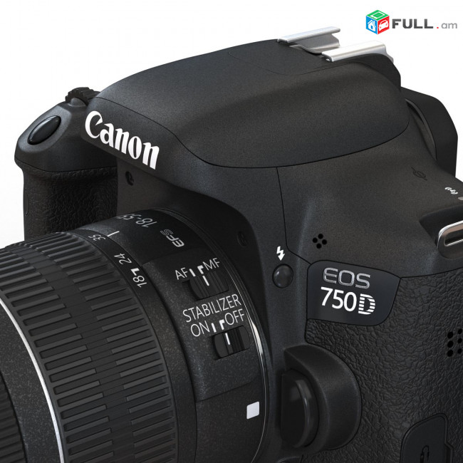 Canon EOS 750D թվային SLR միայն մարմնի տեսախցիկ EF-S 18-55 մմ f/3,5-5,6 IS STM 