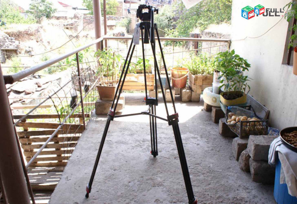 Miliboo MTT602A Professional Portable Aluminum Fluid Head Camera Tripod for Camcorder/DSLR Stand Vid 90-190cm.