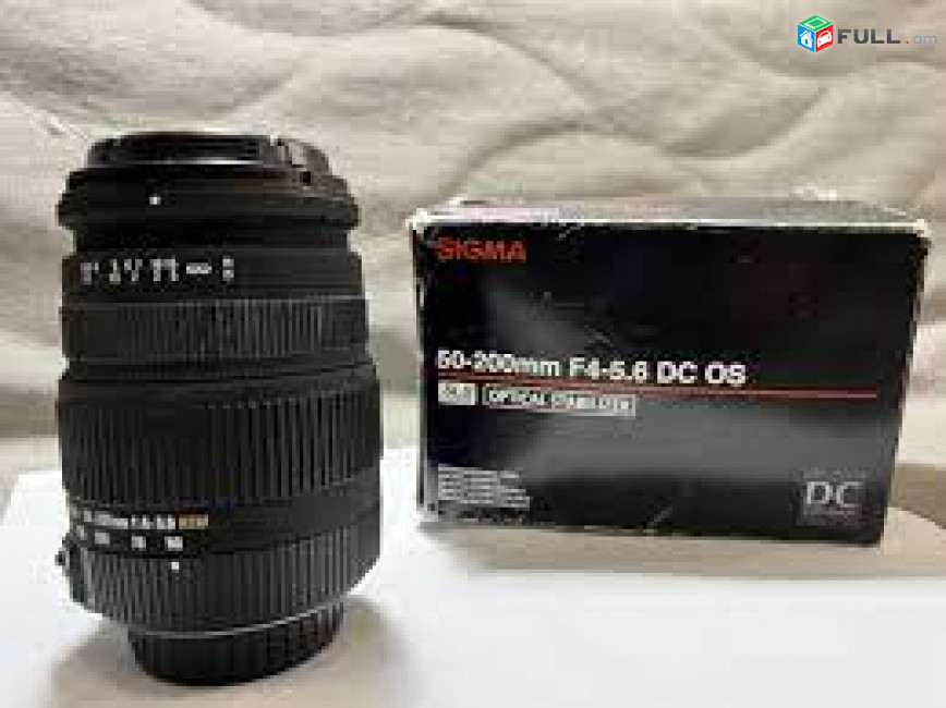 Sigma 50-200mm f/4.0-5.6 DC IF SLD Optical Stabilized (OS) Lens with Hyper Sonic Motor (HSM) for canon.