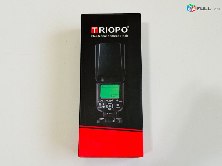 Triopo TR-988 II TTL High Speed Sync Professional Camera Flash Speedlite for Canon Nikon  լրիւ նոր.