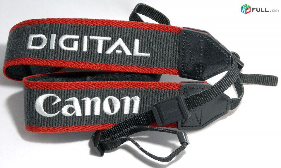 CANON  Red Black Camera Strap Genuine EOS DIGITAL  D70 D80 D90 7D 6D 5DMark III.
