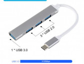 USB C HUB 3.0 Type C 3.1 4 Port