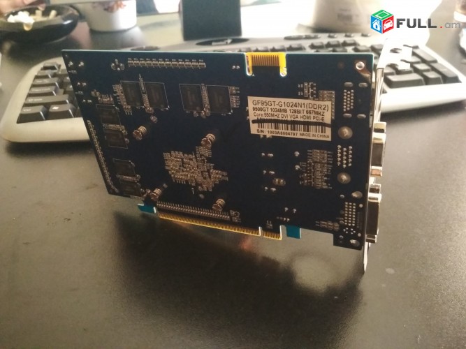 nvidia gt9500 hashdemaiov vga dvi-i hashdemai