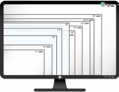 kgnem Monitorner LCD, LED tarber chaperi, shat lav vijakum, Monitor