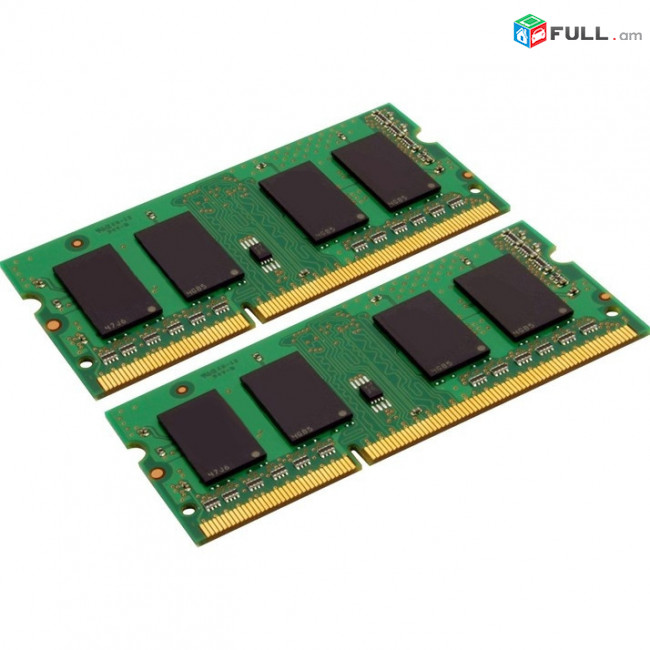 1GB, 2GB DDR2, DDR3 667/800/1066/1333/1600MHz (նոութբուքերի համար):