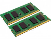 1GB, 2GB DDR2, DDR3 667/800/1066/1333/1600MHz (նոութբուքերի համար):