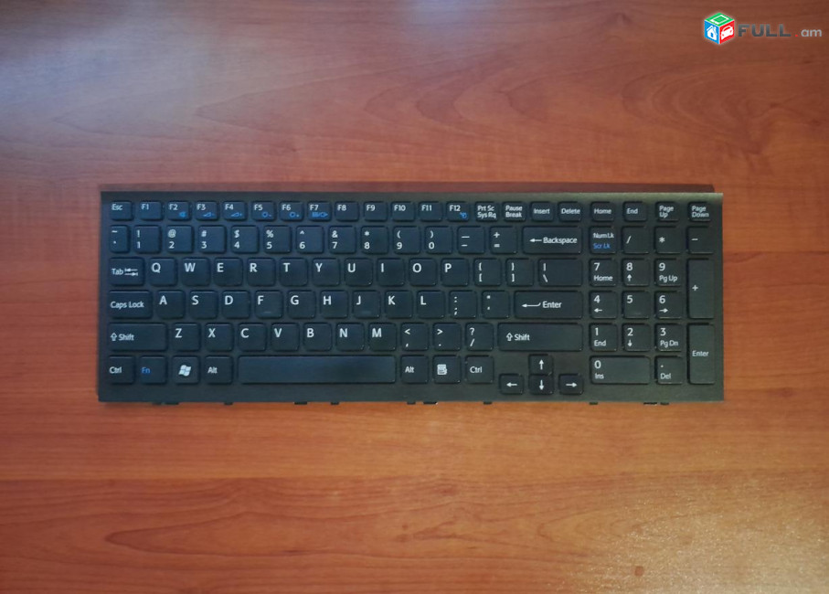 Keyboard for Sony Vaio V116646A black with frame 