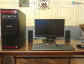 CPU Intel Core i5-3330 RAM DDR3 8GB SSD 120GB HDD 500GB Monitor LG 19M38A (տեղադրված է 26 խաղ):