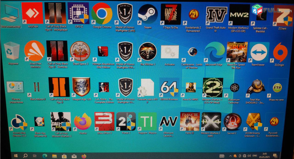 CPU Intel Core i3-4170 RAM DDR3 8GB 1600MHz SSD 120GB HDD 500GB DVD RW Monitor LG Flatron W1954SE + շատ խաղեր