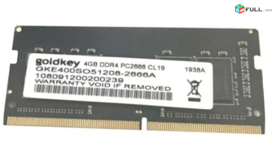 New Genuine Goldkey 4GB PC4-21300 2666MHz SoDimm Memory GKE400SO51208-2666A