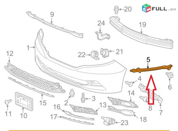 HONDA ODYSSEY FARI SALYASKA,планка под фара