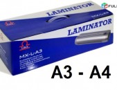 Լամինացիայի սարք A4 A3 - Laminacia sarq - Ламинатор - ламинация - laminator sarq PLENKA