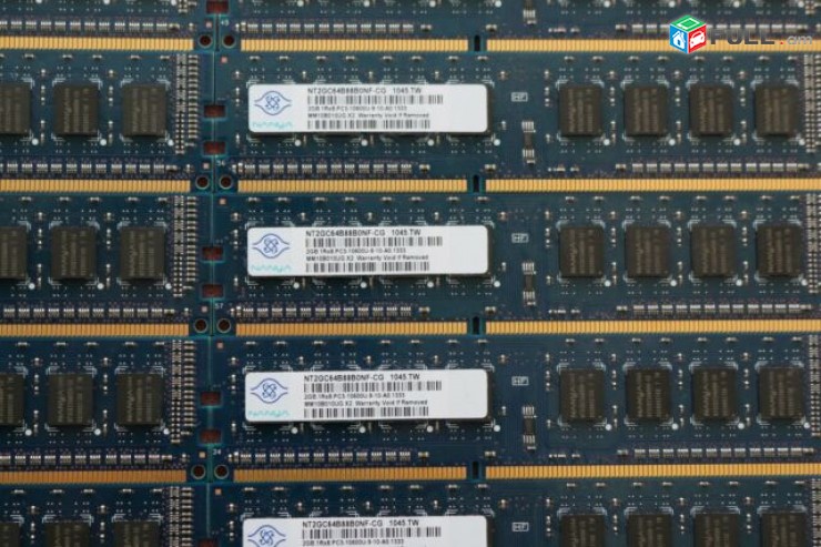 DDR3 2GB 1333MHz NANYA / Ճապոնյա / Ներկրողից,  նոր և 6 ամիս երաշխիք հիշողություն RAM OZU