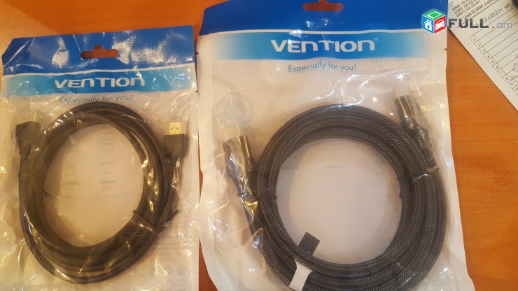 vention Պրոֆեսիոնալ HDMI 2.0 v կաբել 2մ 4K 8K 3D 1080P kabel մետաղապատ