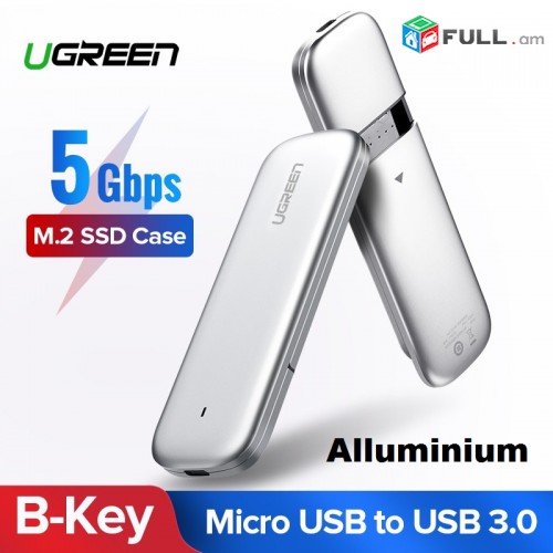UGREEN M. 2 Enclosure SSD SATA B B + M Key NGFF to USB 3.0 Aluminum Adapter 5Gbps M2 Hard Drive HDD